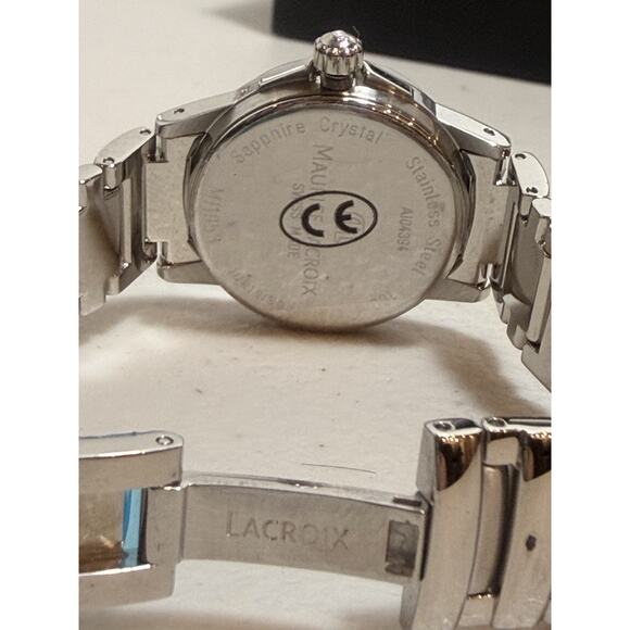 NEWMaurice Lacroix Miros MI1053-SS002-320 Stainless Steel Date Quartz 28MM Watch main image 11